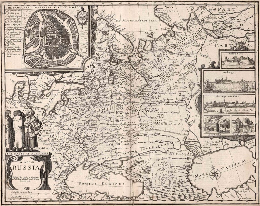 Карта Гесселя Герритса 1614 г.